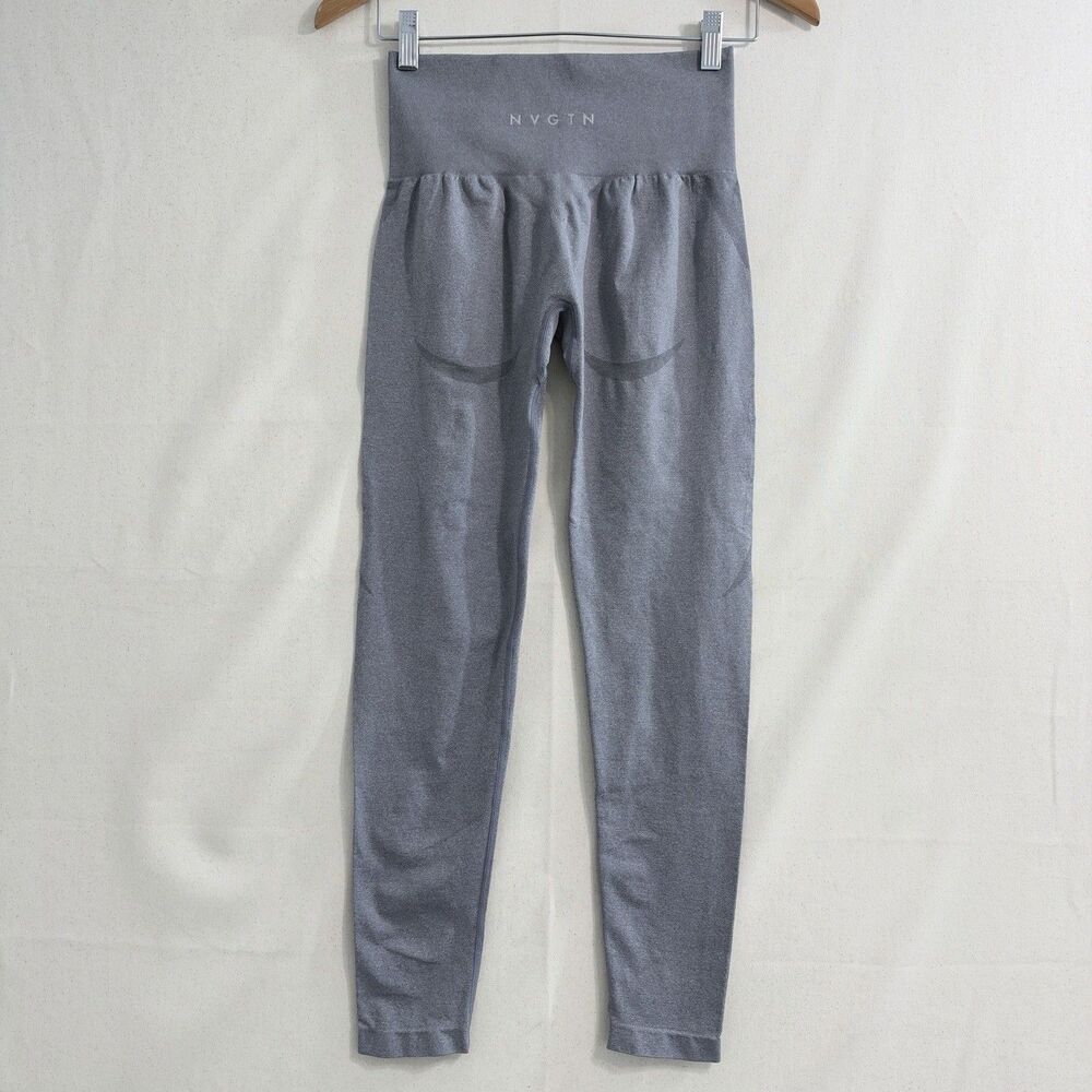 NVGTN Grey Curve Seamless Leggings Size Medium